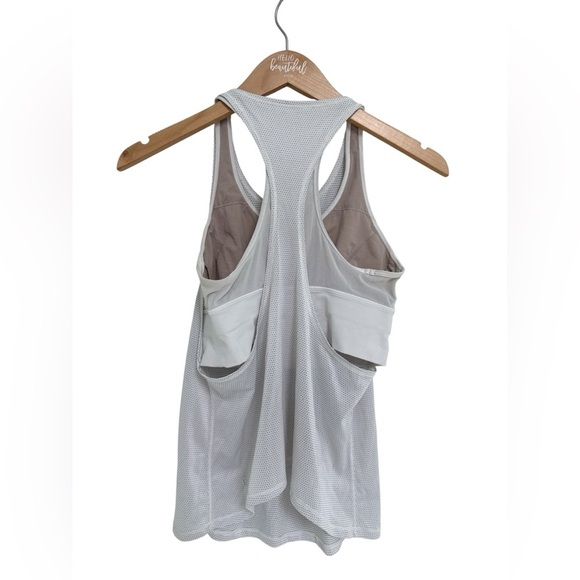 Lululemon Pushing Limits Tank White Size 4 W1ADJS - Picture 5 of 7